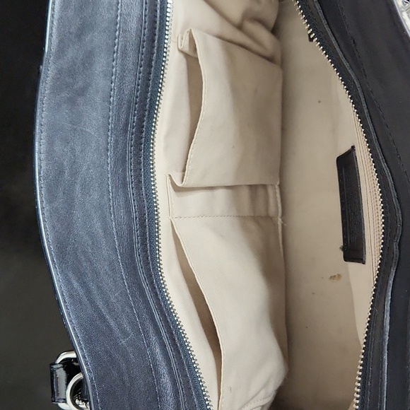 Coach Legacy Haley satchel donegal print purse carryall bag convertible - Picture 10 of 16